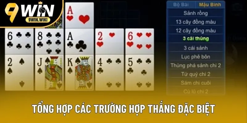Tổng hợp các trường hợp thắng đặc biệt Tổng hợp các trường hợp thắng đặc biệt